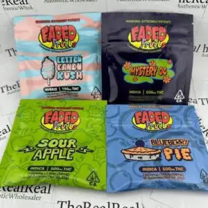 Faded Fruits Thc Gummies 1000mg 4 Packs Flavor